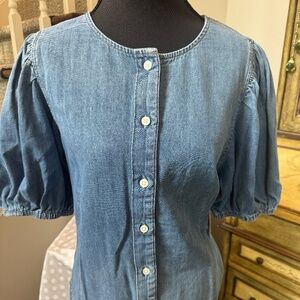 GAP Women's Denim Top Size Medium